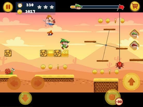 Robin Jungle World -Jump N Run screenshot 5