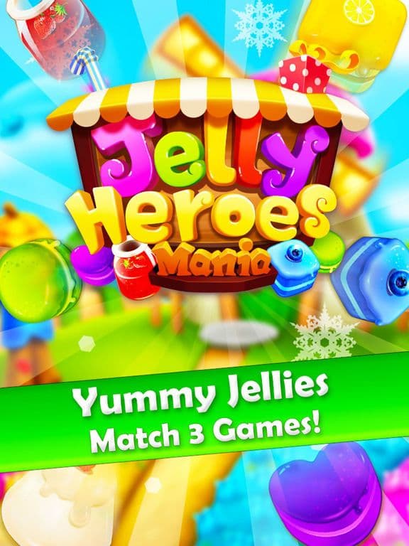 Jelly Heroes Mania - Candy Match 3 Game screenshot 2