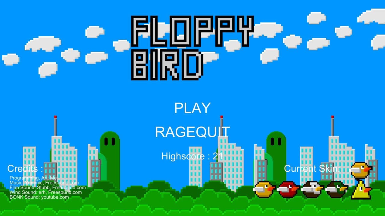 Floppy bird (PKerfant) screenshot 2