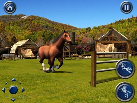 Horse Simulator - Wild Animal Riding Simulation Game to enjoy in Real 3D Farm Fields screenshot 5