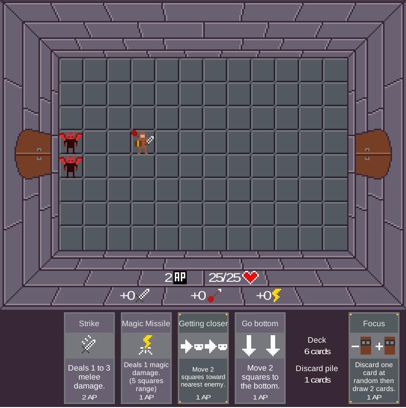Ludum dare 41: Rogue cards