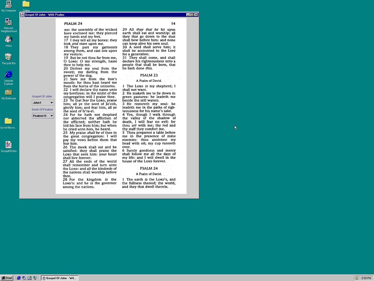 Gospel Of John screenshot 2