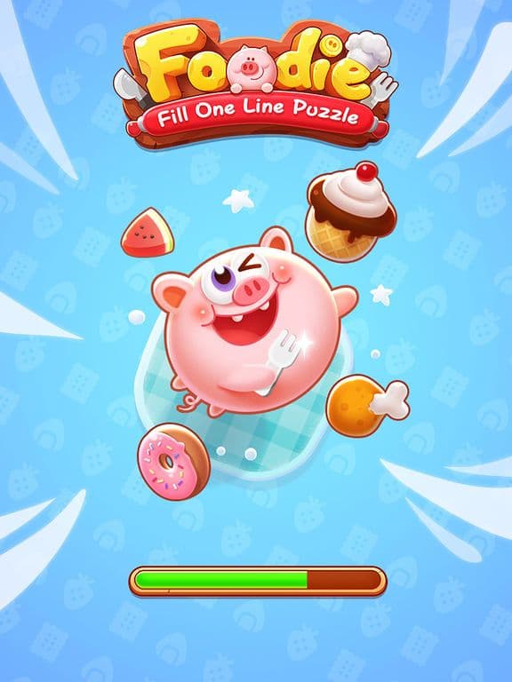 Foodie - Fill One Line Puzzle