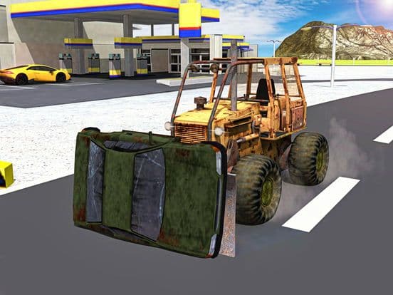 Messy city cleaner truck parking screenshot 3