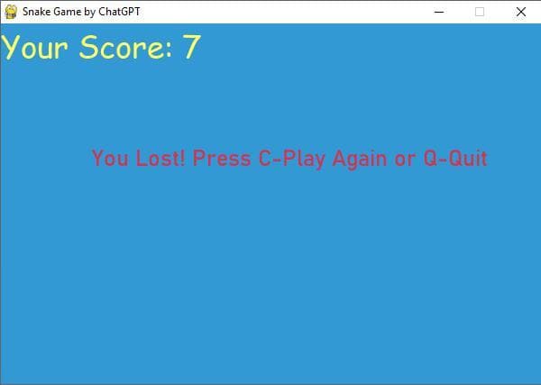 Snake Game (Conper)