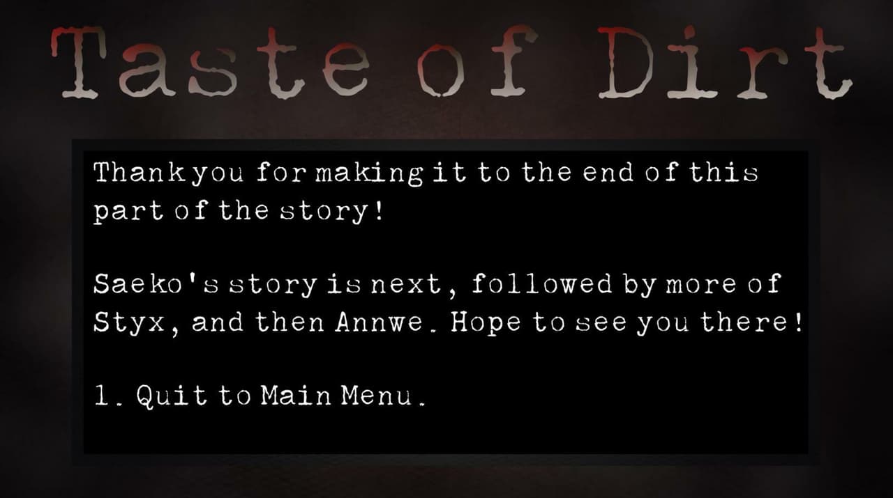 Taste of Dirt