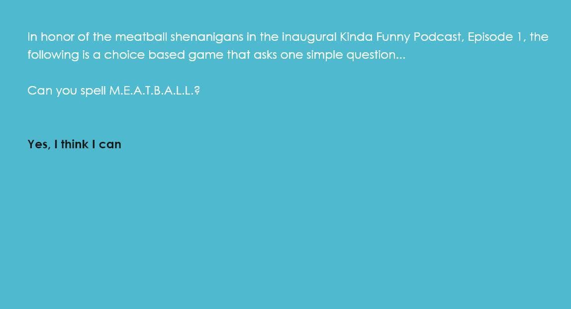 Meatball Spelling Game
