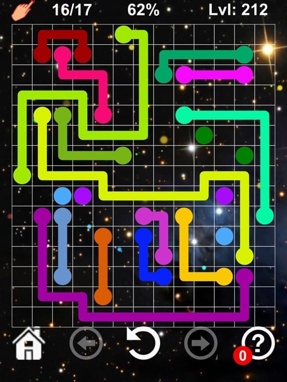 Connect colored lines - puzzle screenshot 2