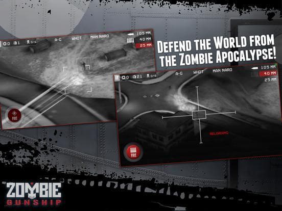 Zombie Gunship: Gun Down Zombies screenshot 3