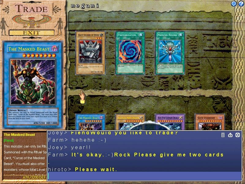 Yu-Gi-Oh! Online screenshot 2