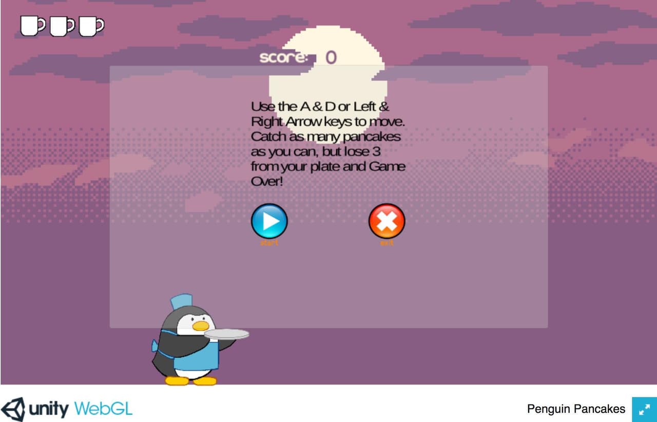 Penguin Pancakes screenshot 2