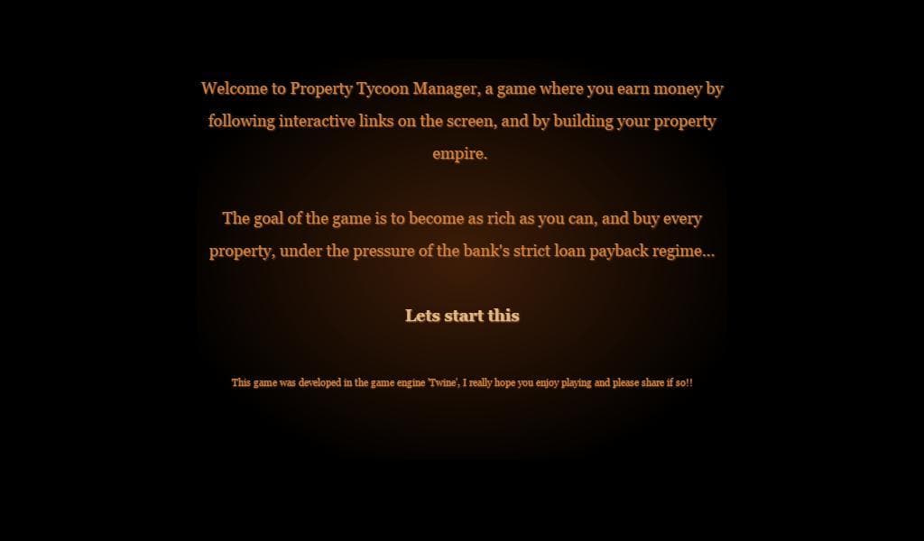 Property Tycoon Manager
