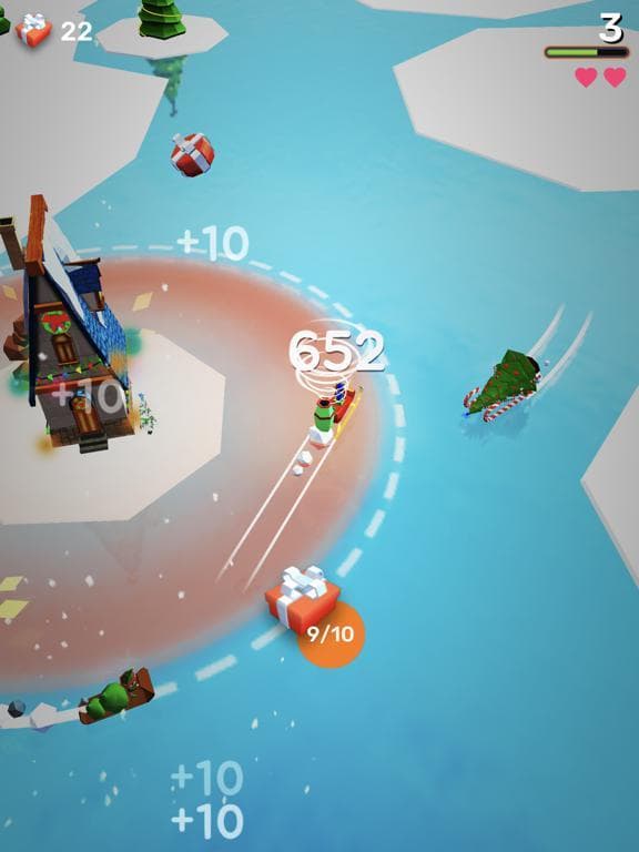 XMAS RUSH: Snow, Race & Gifts screenshot 2