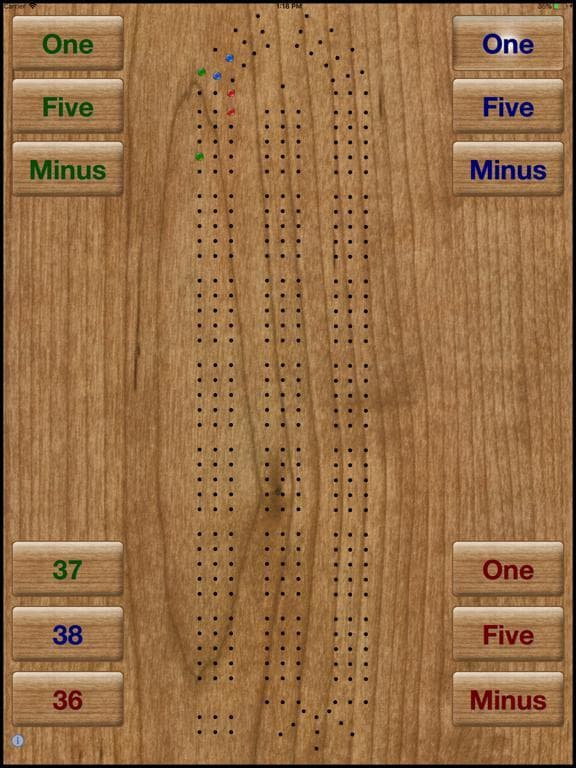 iCribbageBoard screenshot 2