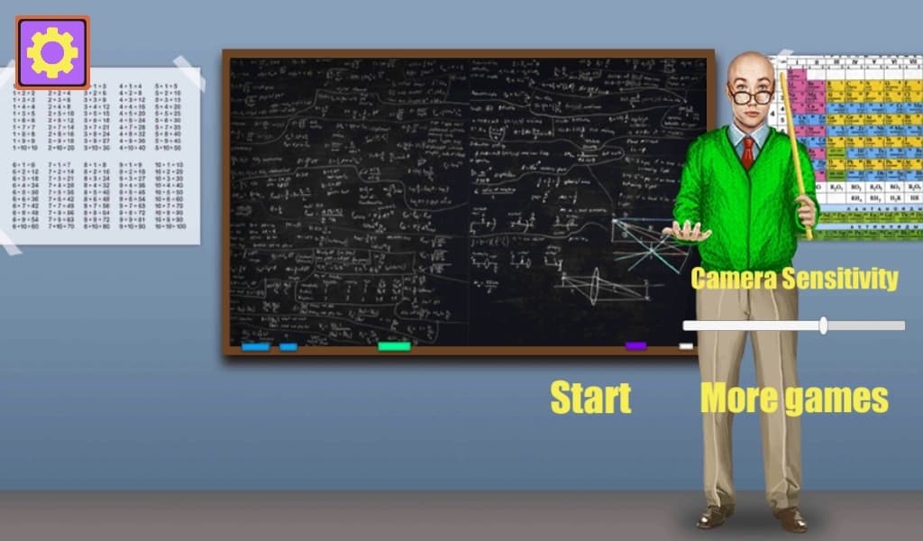 Baldis Basics School of Mathematics mod menu screenshot 2