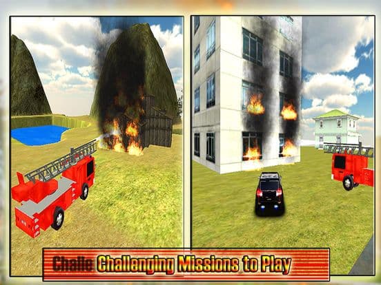 Fire Truck Driving 2016 Adventure Pro – Real Firefighter Simulator with Emergency Parking and Fire Brigade Sirens screenshot 2