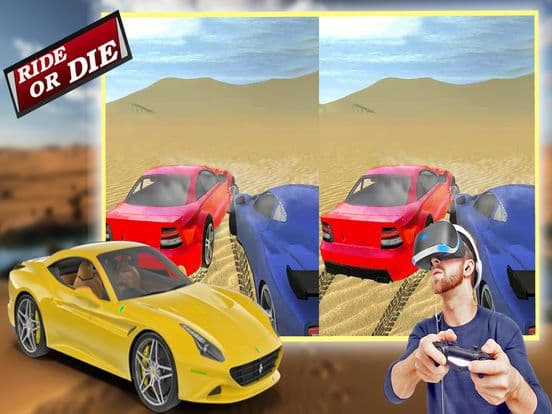 VR Real Car Drifting: Dubai Desert Race Pro