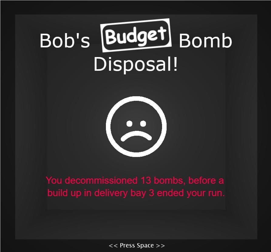 LD42: Bobs Budget Bomb Disposal
