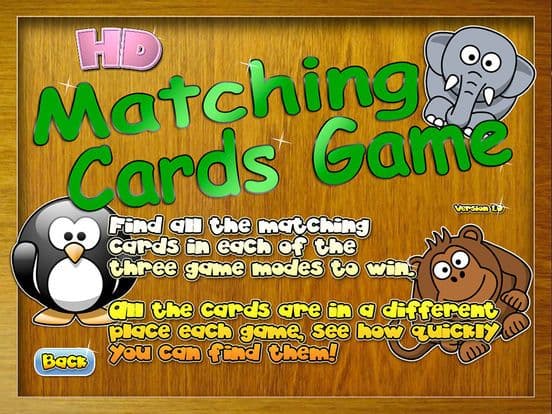 Matching Cards Game For Kids Free screenshot 5