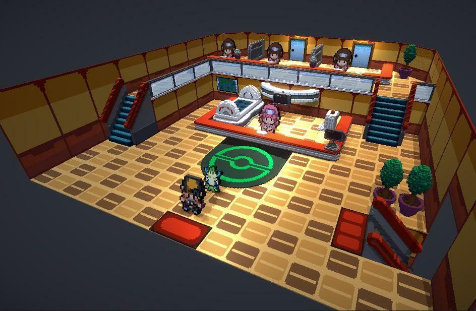 PokeCenter Voxel Demo screenshot 2