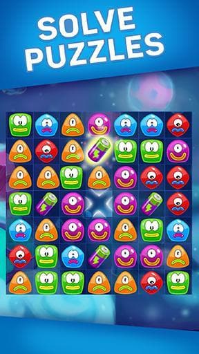 Jelly Nova - Unique match-3 game with the rotating game field! screenshot 5