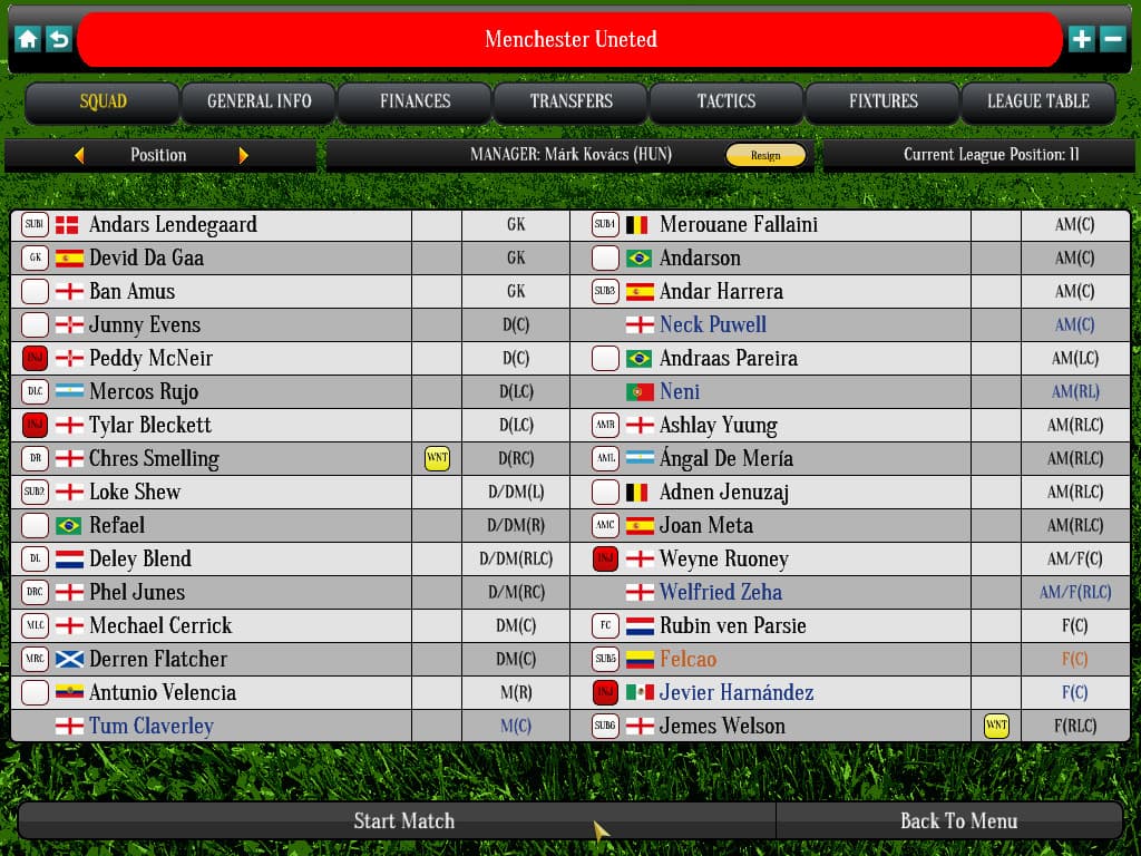 Global Soccer Manager screenshot 2