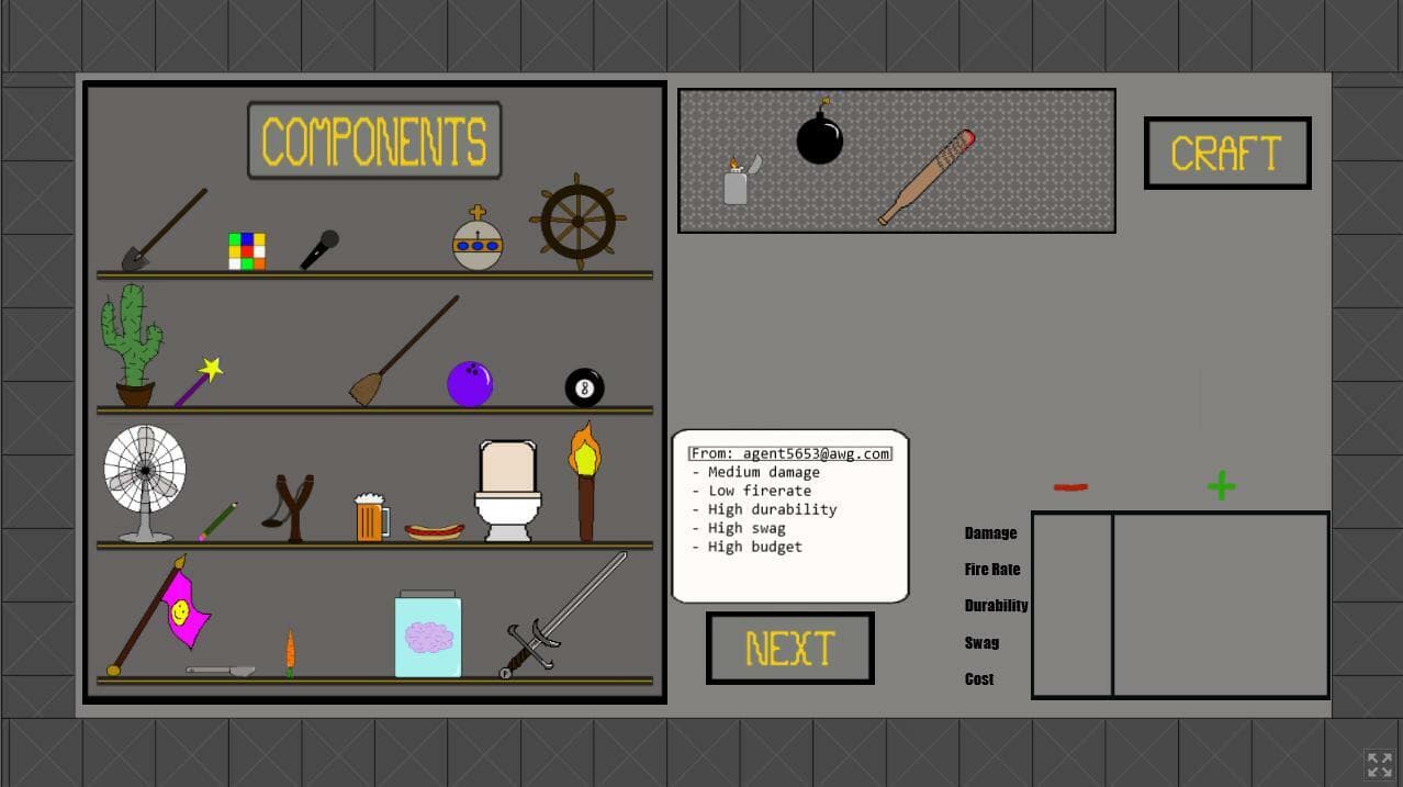 AWG - Agent weapon generator