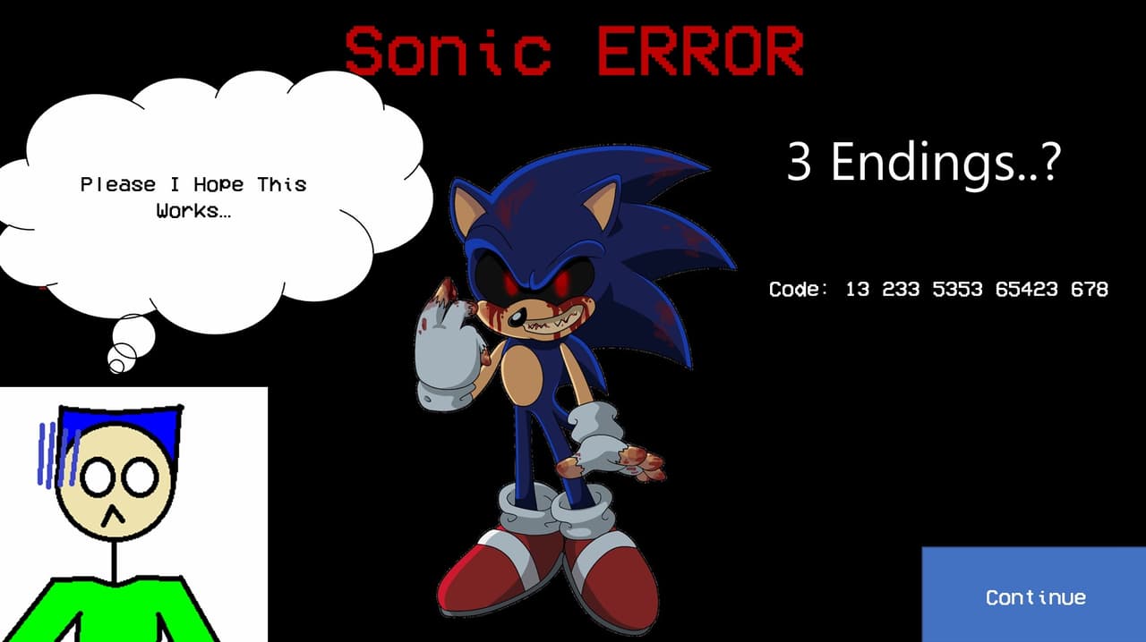 Sonic Error (Starring Zackary) screenshot 3