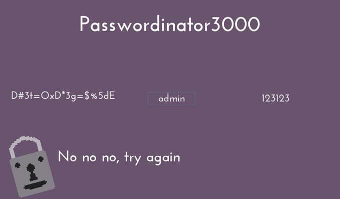 Passwordinator3000 screenshot 3
