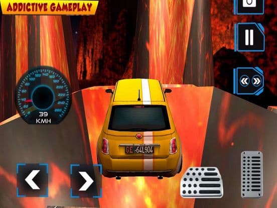 Race car Into Death Fire Volca screenshot 3