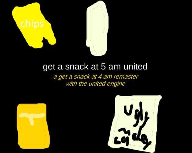 get a snack at 5 am united