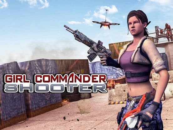 Girl Commander Shooter games screenshot 2