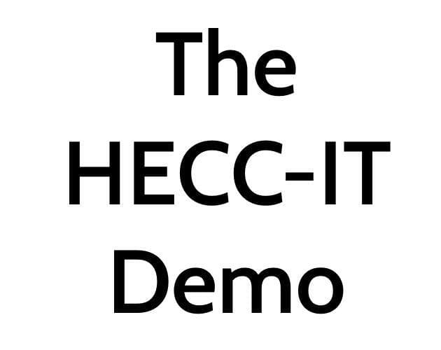 The HECC-IT Demo