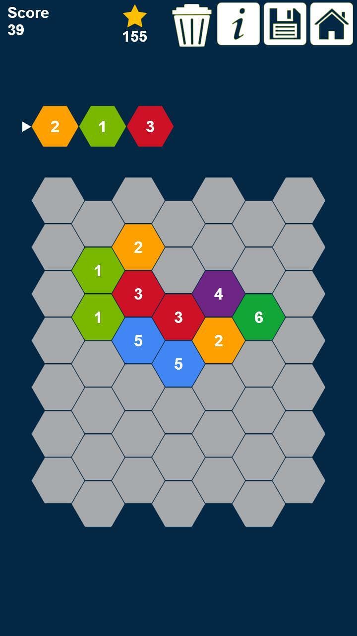 Hexa Merge Puzzles: Match 3 Hexa Puzzles screenshot 2