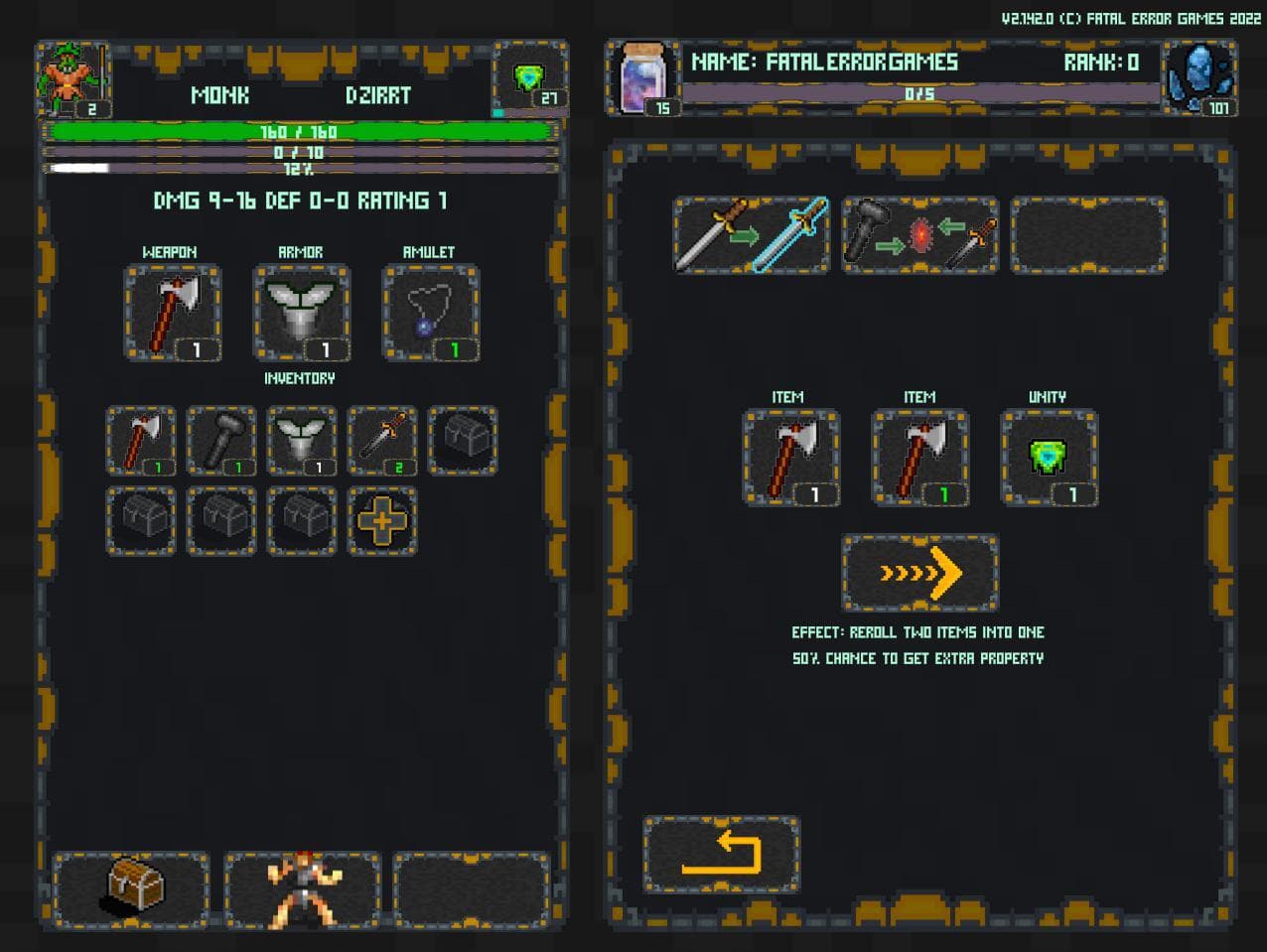 Ladder Clicker - Reroll Evergrind (Demo) screenshot 3