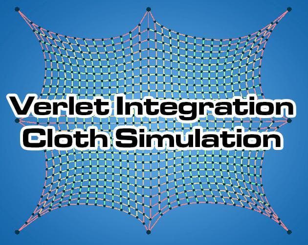 Verlet Integration Cloth Sim