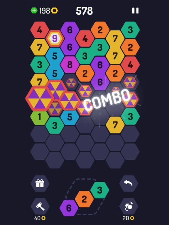 UP 9 - Hexa Puzzle! screenshot 4
