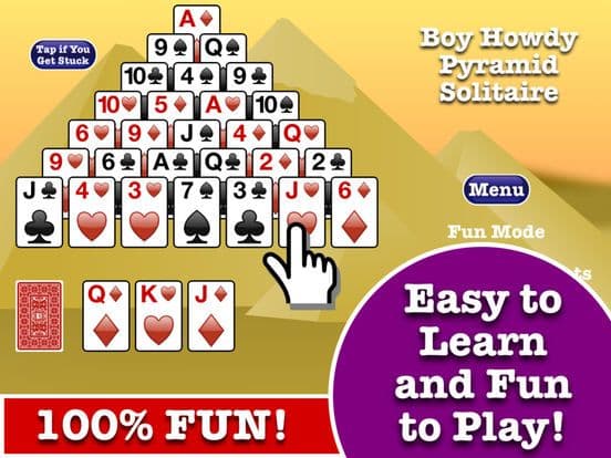 Totally Pyramid Solitaire! Classic Card Game screenshot 2