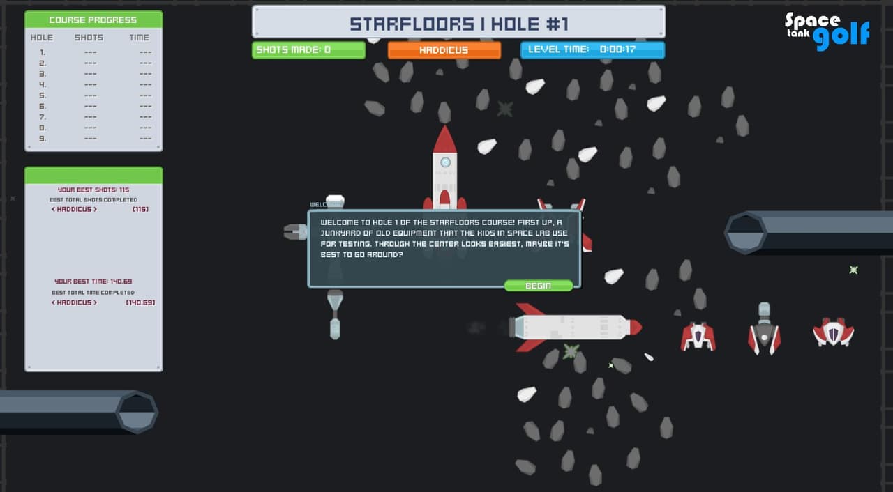Space Tank Golf screenshot 6