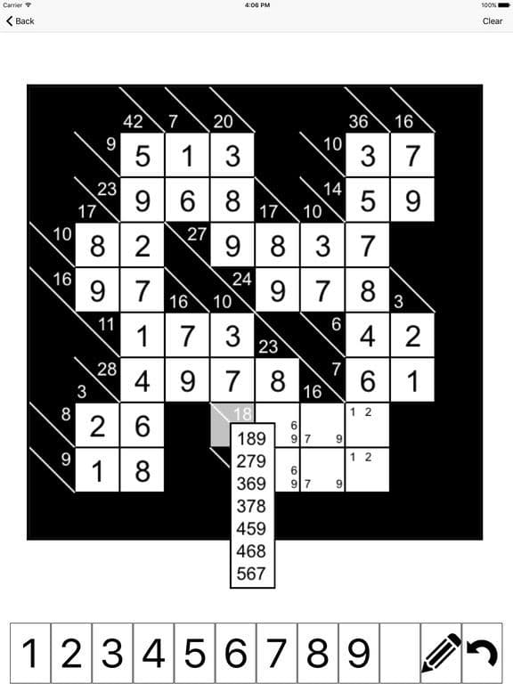 Kakuro Infinite screenshot 3
