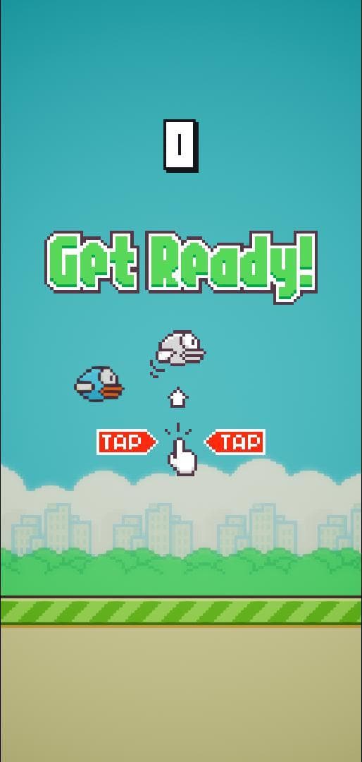 Flappy Bird (clone) (Rob Meade) screenshot 3