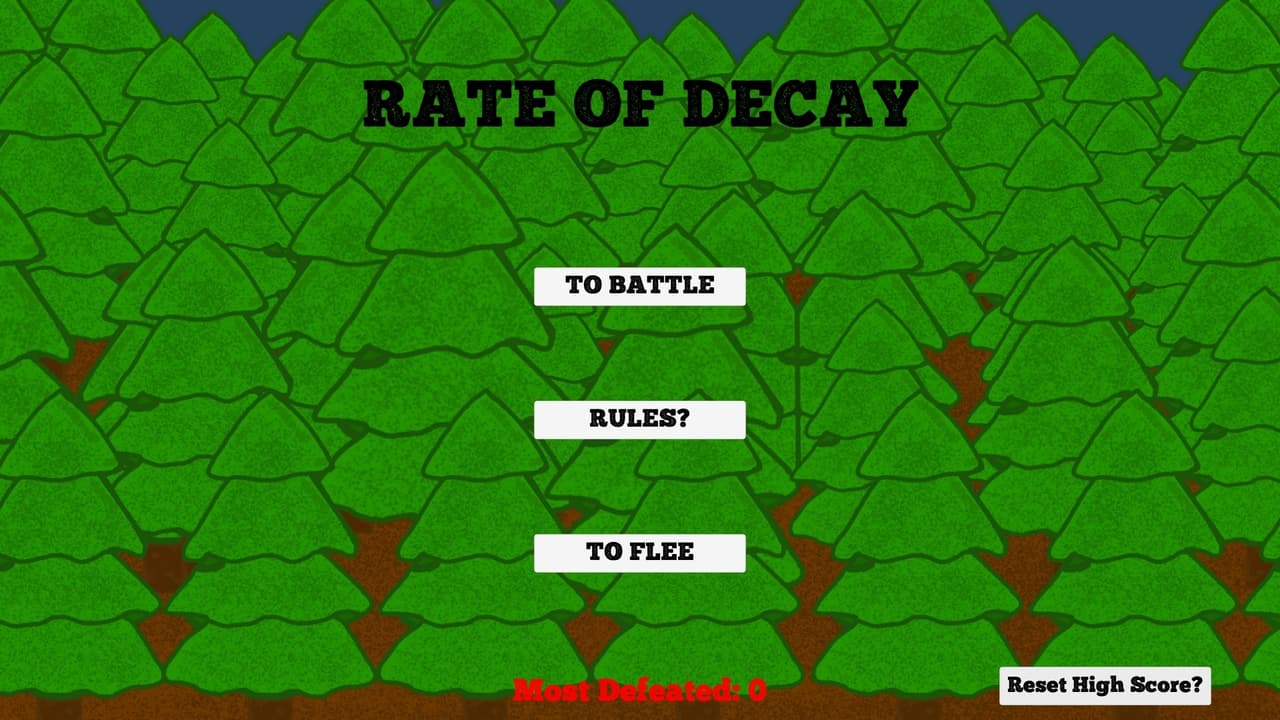 UGJ: Rate of Decay