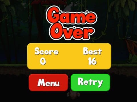 Banana Monkey Jump - A Best Fun addictive dodge rocks jumping game experience