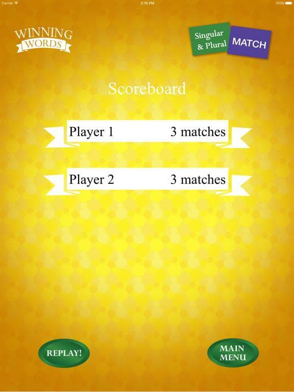 Singular and Plural Match