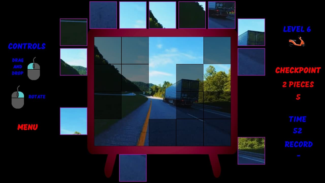 Motorbike Video Puzzle screenshot 4