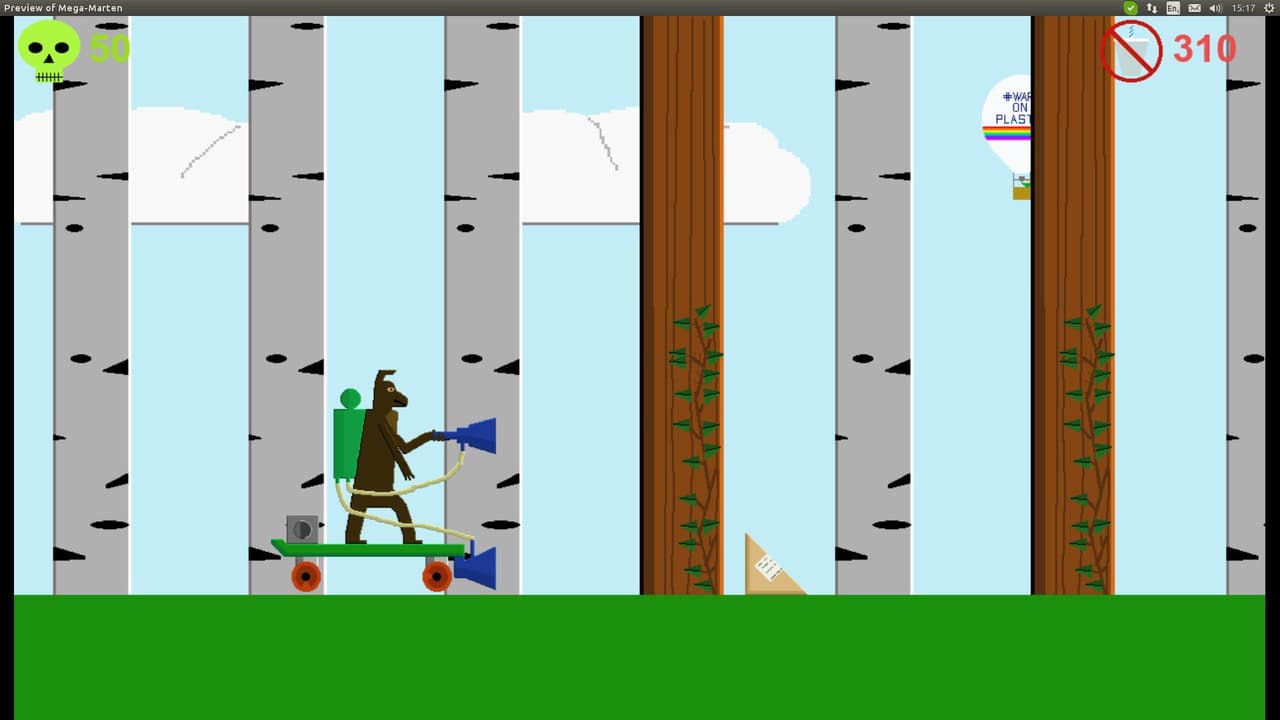 MegaMarten And The Solar-Powered Super Suction Skateboard! screenshot 2