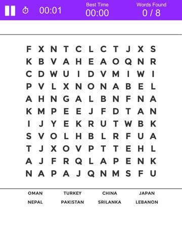 Word Search Puzzle! screenshot 4