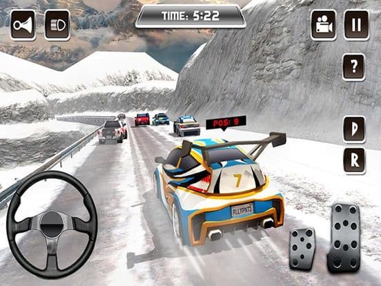 Snow Hill Climb Car Racing Pro screenshot 2