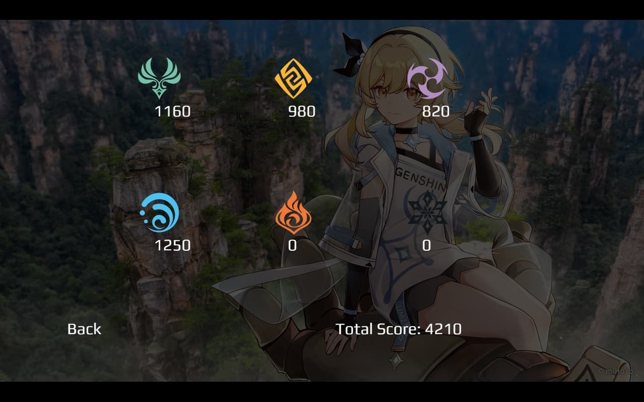 Teyvat Memory Cards screenshot 3