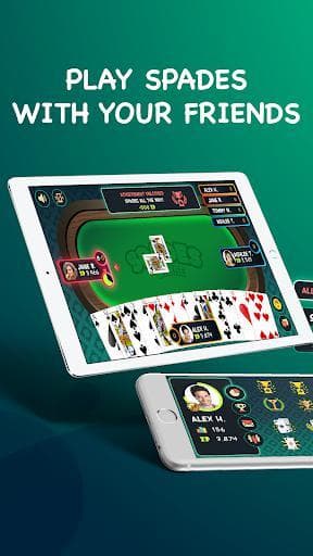 Spades - Play Free Online Spades Multiplayer screenshot 2